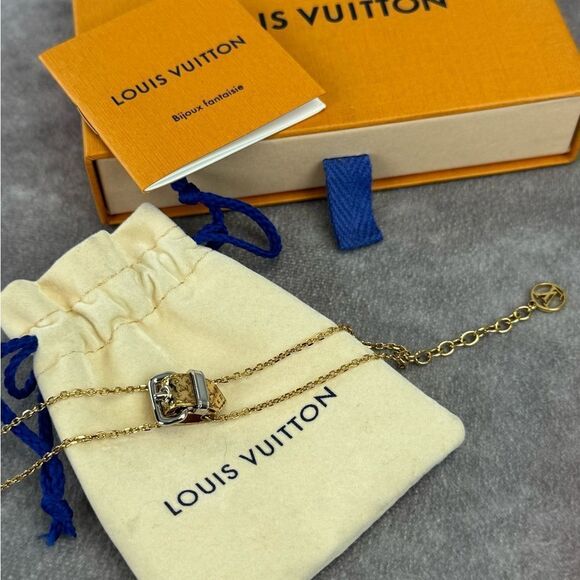 Louis Vuitton Nanogram Belt Double Strand Bracelet - Picture 15 of 16